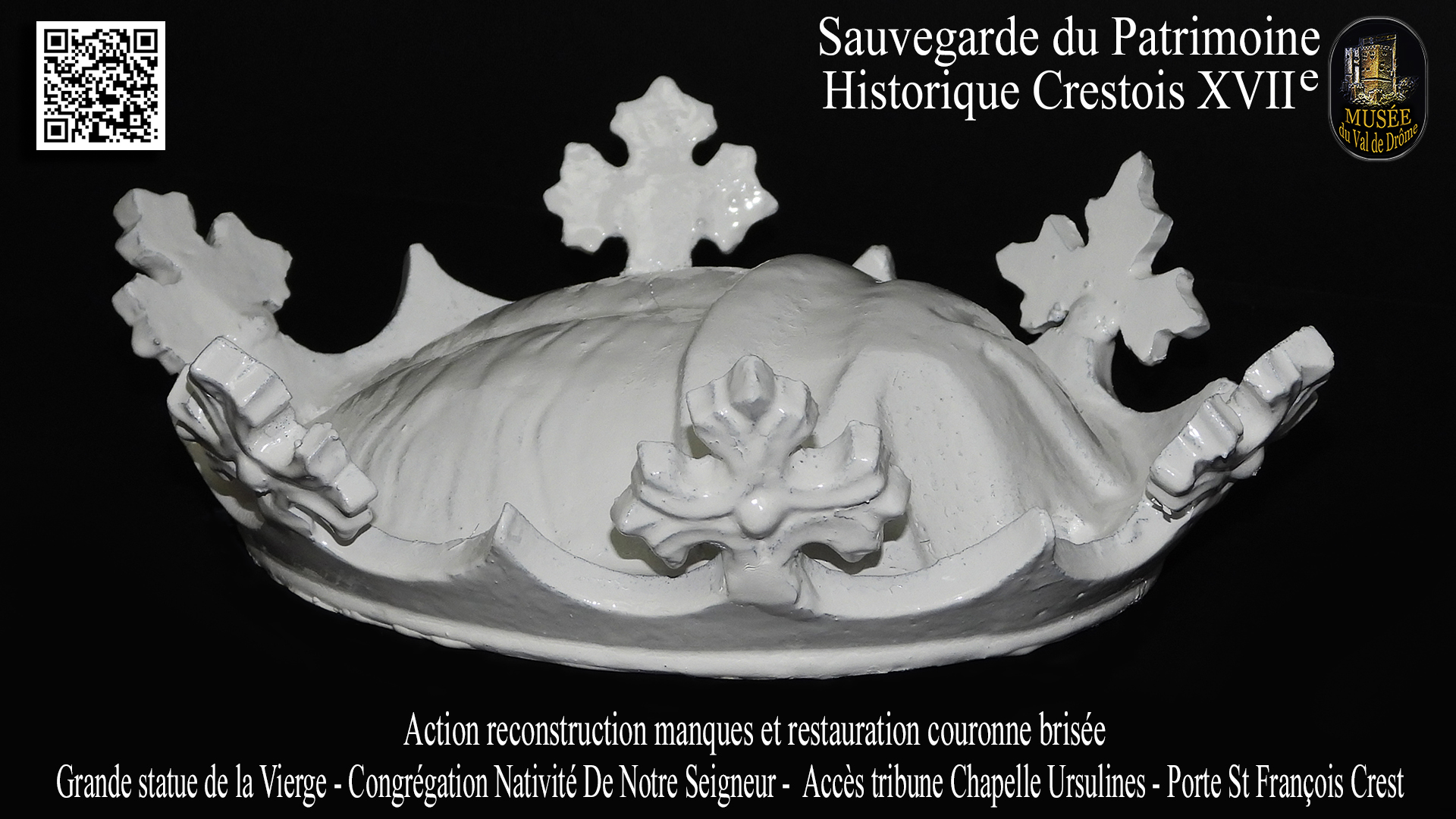 Sauvegarde_Patrimoine_reconstruction_manques_et_restauration_couronne_brisee_statue_Vierge_Congregation_Nativite_De_Notre_Seigneur_Chapelle_Ursulines_porte_St_Francois_Crest_UHD_HD_MVD_Qrc_DSCN5668.jpg