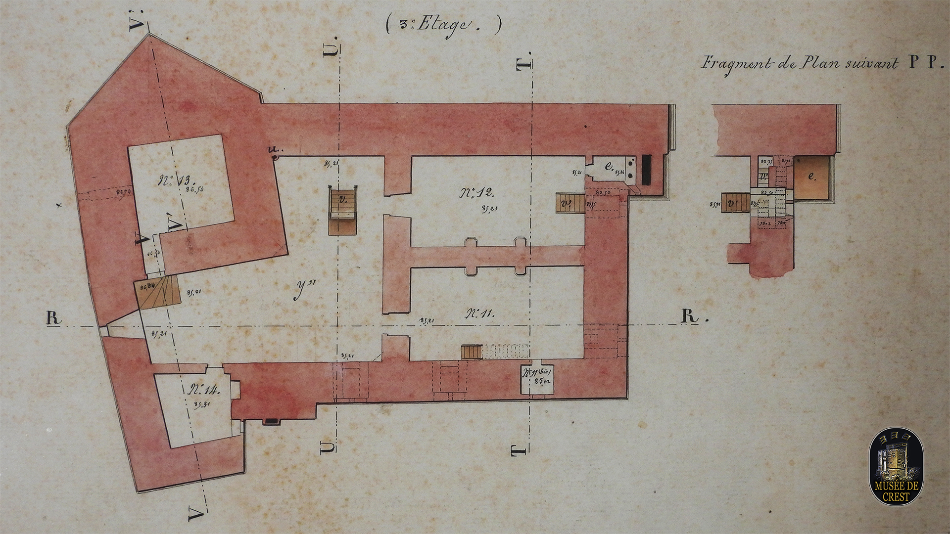 Tour_de_Crest_Atlas_Batiments_Militaires_Plan_Genie_Direction_de_Grenoble_1835_Verifie_1953_coupe_3eme_etage_UHD_HD_MDC_DSCN0486.jpg